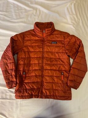 Patagonia Down Sweater in Burnt Orange